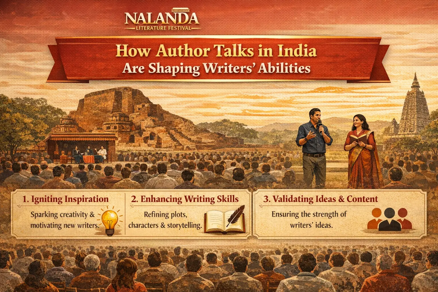 How The Author Talks In India are Shaping 